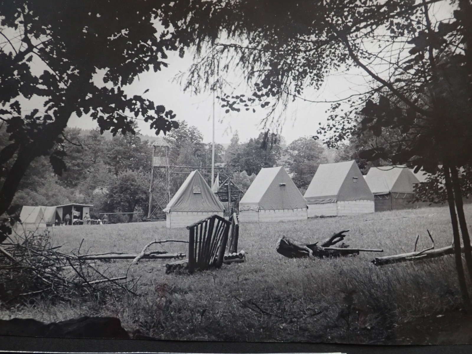 Tbor v Bluni v roce 1969.